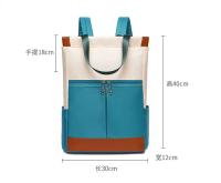 Mochila De mano ligera de gran capacidad para mujer, bolso escolar de viaje informal, tela Oxford, venta al por mayor, novedad de 2025 - details 1