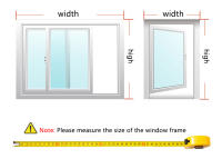 Mosquitera autoadhesiva para ventana, pantalla antimosquitos de tamaño personalizable, a prueba de insectos, ideal para el verano - details 0
