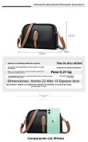 Bolso de Concha Bolso de Hombro Simple Monedero Texturizado Elegante Bolso Pequeño Cruzado - details 13