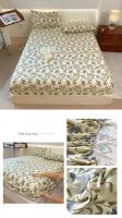 Bonenjoy-sábana ajustable de estilo Floral, ropa de cama suave, transpirable, protectores de colchón, fundas de cama para el hogar (sin funda de almohada) - details 7