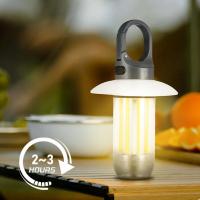 2PCS Linterna de Camping, linterna de doble luz blanca cálida, 5 modos, luz LED para acampar, linterna portátil para exteriores, luz para tienda de campaña para escalar y hacer senderismo - details 7