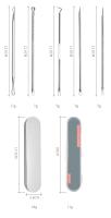 Kit de Eliminación de Espínulas de Acero Inoxidable Extractor de Espínulas y Acné - details 1