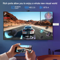 2025 Nuevo H96 MAX RK3518 Mini TV Stick Android 14 Smart TV Box 2GB 16GB Wifi6 BT5.4 4K HD Reproductor Multimedia con Google Voice 2.4G 5G TV Stick - details 7
