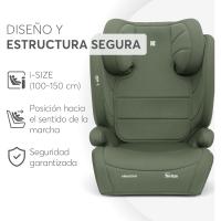 Silla Coche Grupo 3 (15-36 kg, 100-150 cm) Silla para Niño sin ISOFIX, i-Size, de 3,5 a 12 Años, 13 Posiciones Reposacabezas, Gris - details 11