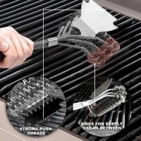 Cepillo de parrilla de acero inoxidable, herramienta de cocina para Kit de Gas, accesorios para barbacoa - details 20