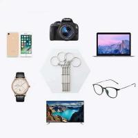 Kit de reparación de relojes de gafas de acero con llavero, herramientas de destornillador de precisión de mano portátiles - details 1
