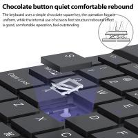 Teclado y ratón Bluetooth para tableta, Mini teclado inalámbrico para iPad, Xiaomi, Samsung, Huawei, Android, IOS, Windows - details 5