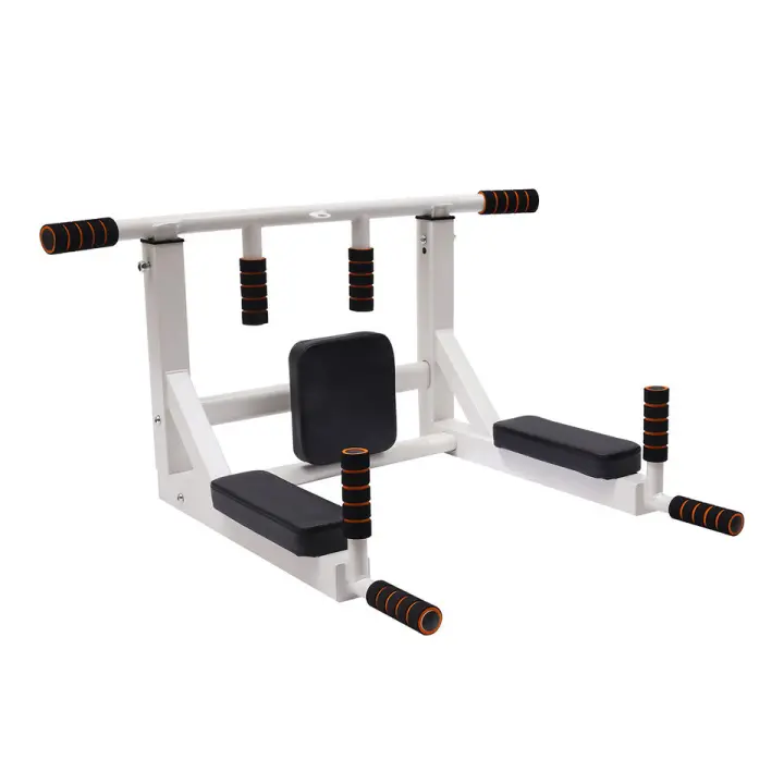 Barra de tracción con asas múltiples, equipo de Fitness, cubierta protectora de Pe montada en la pared, resistente y duradera - 1