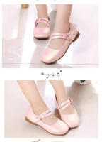 Zapatos de cuero con flores para niña, calzado plano de princesa para fiesta de boda, dulce y suave, clásico, para primavera y otoño - details 16