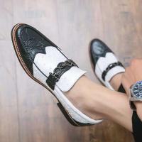 Vestido de negocios elegante para hombre, informal, plano, cómodo de llevar, zapatos de cuero para conducir, Oxford - details 8