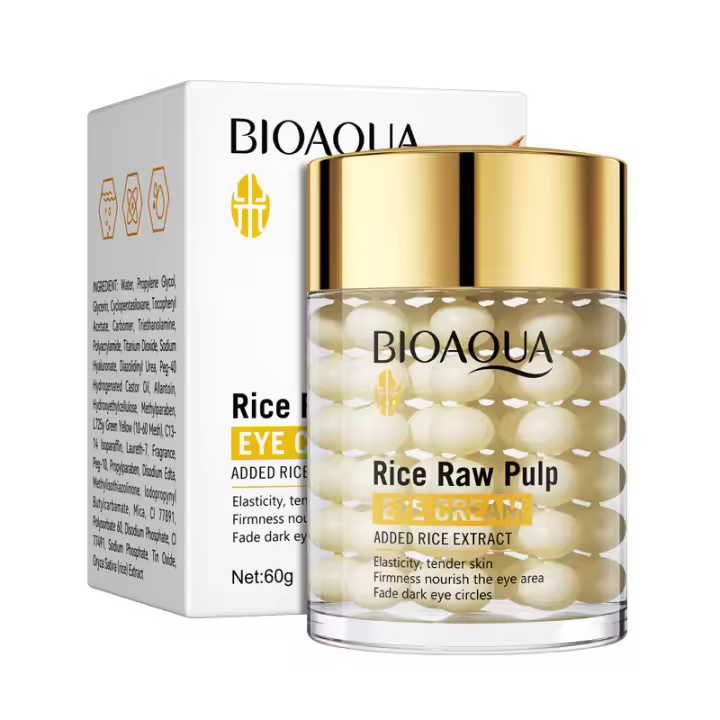 BIOAQUA crema Facial de pulpa cruda de arroz blanco crema hidratante iluminadora reafirmante cremas de día crema Facial cuidado de la piel Facial - 1