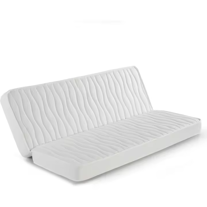 Colchón clic clac para sofá cama, 13 cm de altura, tela elástica con ribete de seguridad - 1