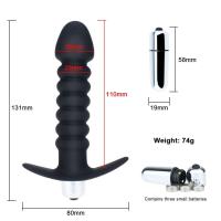 Leten Vibrador Anal Estimulador de Masaje Prostatál Modos de Vibración Únicos - details 2