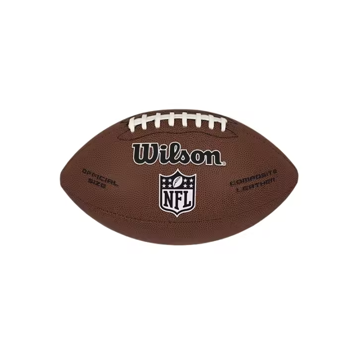 Balón Oficial Wilson NFL Tamaño 9 Estándar - PU de Alta Resistencia para Entrenamiento Profesional y Competición para Adultos - 1