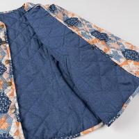 BUNO-2025 otoño nueva ropa de mujer estilo europeo y americano chaqueta de algodón estampada de doble cara simple y versátil a la moda. - details 11