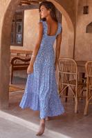 Ropa de mujer 2025 con tirantes fluidos, vestido largo estampado para mujer - details 1