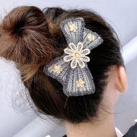 Pasta mágica sin costuras con flores para niños, accesorios de salón de corte con flequillo de mariposa y lazo, herramienta de estilismo - details 16