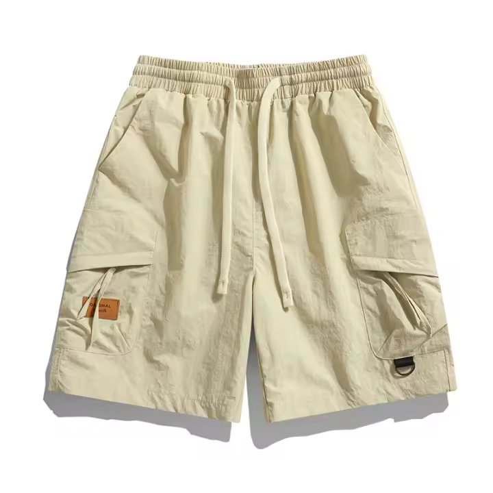 Pantalones cortos De Verano Para Hombre 2023 Nuevos Joggers Múltiples Bolsillos Casual Pantalones Sueltos Para Trabajo Exterior - 1