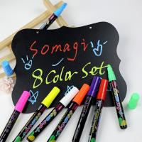 Rotulador de tiza líquida, tablero de escritura LED, bolígrafo borrable, arte de ventana de vidrio, pizarra blanca, marcador fluorescente de Graffiti - details 6