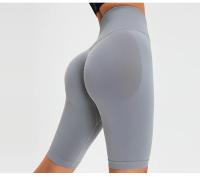 Shorts de Yoga sin Costuras de Cintura Alta Levantamiento de Glúteos de Melocotón - details 14