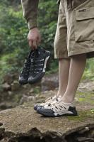 Verano transpirable zapatos de hombre fresco exterior wader zapatos deportivos zapatos de playa de malla agujeros zapatillas zapatillas tendencia versátil - details 11
