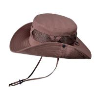 Sombrero de pescador de malla de nailon informal, gorra de senderismo portátil con protección UV de secado rápido, sombrero de cubo plegable suave impermeable para hombre y mujer - details 1