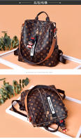 Mochila estampada versátil e informal para mujer, bolso de mamá de doble uso, a la moda, con conector para auriculares y gran capacidad - details 9