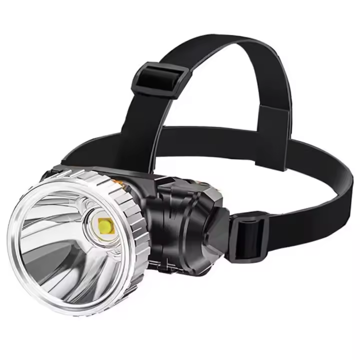 Linterna LED Portátil de 4 Niveles Montada en la Cabeza para Aventuras al Aire Libre Camping, Pesca - 1