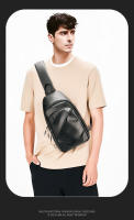 Pequeña mochila deportiva viaje de negocios bolsa de pecho de viaje Oxford tela impermeable hombro bolsa de mensajero - details 6