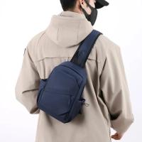 Bolso de pecho antirrobo para hombre, pequeña mochila de viaje para mujer, bolso impermeable de nailon para deportes al aire libre, bandolera tipo bandolera - details 23