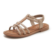 K9001-20 Nuevas Sandalias de Mujer Talla Grande con Hebilla Hueca, Suela Suave Romana, Estilo Simple y Moderno 2025 - details 0