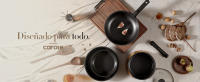CAROTE 11 piezas Ollas y Sartenes No Stick, Juego de utensilios de cocina mango desmontable, antiadherente inducción utensilios de cocina Sets No Stick con mango desmontable, RV utensilios de cocina Set, Horno seguro utensilios de cocina Set, Negro - details 0