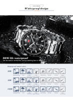 Reloj MINIFOCUS Hombre Moda, Calendario y Segundero Pequeño, Acero - details 5