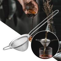 Cuchara coladora de malla de Material duradero, acero inoxidable no fácil de oxidar, cuchara de malla fina, Espumador de filtración fácil de limpiar, cocina - details 0
