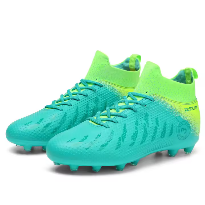 Zapatos de fútbol sala profesionales de césped artificial transpirable de caña alta para hombre y mujer - 1