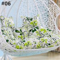 Cojín de Silla de Doble Asiento para Columpio de Huevo sin o con Relleno Cubierta Redonda Desmontable de Papasan para Casa y Patio - details 10