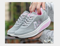 Zapatos deportivos de marca para mujer, zapatos tonificantes para aumentar la altura de 5 Cm, zapatillas de deporte con cuña, zapatos mecedores transpirables, zapatos con plataforma para sacudir - details 19
