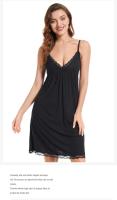 Camisola sexy de algodón cosida Ence para mujer, ropa interior íntima de color sólido, ropa informal holgada para el hogar - details 9