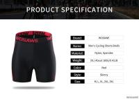 WOSAWE Pantalones Ciclísticos para Hombres Malla Transpirable Comodizada con 5D - details 11