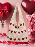 Bolso de lona  para mujer, Bolsos Bandolera Para Mujer,Bolso de compras  para mujer, bolsa de hombro de tela de lino - details 2