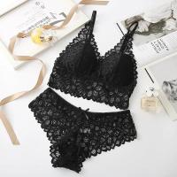 Conjunto de Lencería de Encaje sin Costuras para Mujeres Conjunto de Sujetador y Panty Bordado con Encaje Intimidad con Estilo - details 8