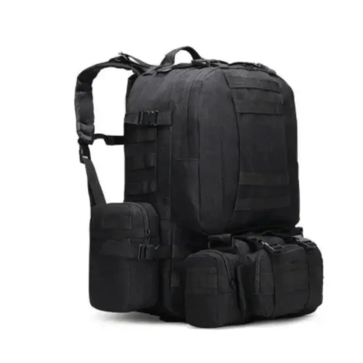 Mochila táctica de 50L Impermeable, para hombre, ideala para senderismo, escalada, pesca, portátil para ordenador de viaje - 1