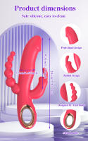 Vibrador de empuje de conejo para mujer, estimulador automático telescópico del punto G, clítoris, masturbación femenina, Juguetes sexuales para adultos - details 2