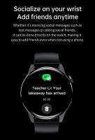 Relojes mujer inteligentes Fitness hombre Bluetooth llamada sano ritmo cardíaco presión arterial reloj inteligente - details 7