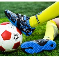 Zapatos de fútbol de la sociedad TF/FG para niños, botas de fútbol escolar, tacos de hierba, zapatillas de fútbol para niño y niña, zapatos de entrenamiento de Futsal al aire libre - details 26