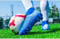 Zapatos de fútbol transpirables de caña alta con interior y exterior de suelo plano antideslizante - details 9
