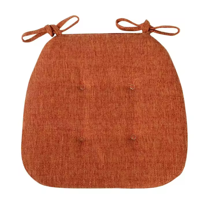 Cojín suave y cálido de algodón y ramio para oficina, cojín para silla relajante para el trasero, alfombrilla para asiento, cojín para silla - 1