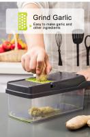 Cortador Multifuncional de Verduras con Cuchilla de Acero Para Batatas Frutas Pulpa de Carne Cortador de Queso Gadgets de Cocina - details 16
