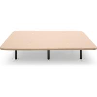 Cama de Metal Tapizada 3D Reforzada Estructura Extra Firme con Barras de Refuerzo Internas y 6 Patas Metálicas Roscadas de 26 cms Tamaño 150x190 cm Negro - details 11