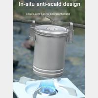 Olla de arroz para acampar al aire libre, utensilios de cocina portátiles para senderismo, accesorios de cocina de viaje multifu - details 11